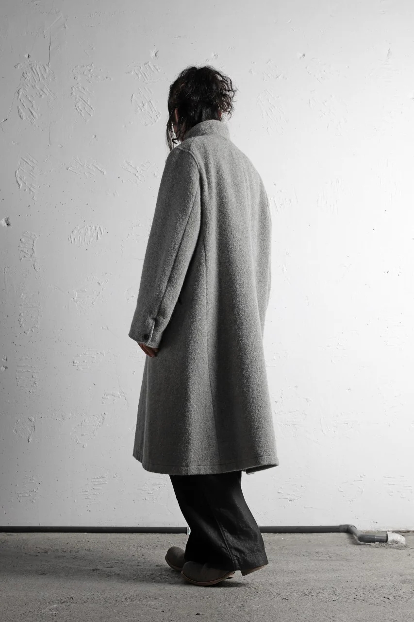 sus-sous medical coat / Napping melton wool (TOP GREY BEIGE) - Image 37