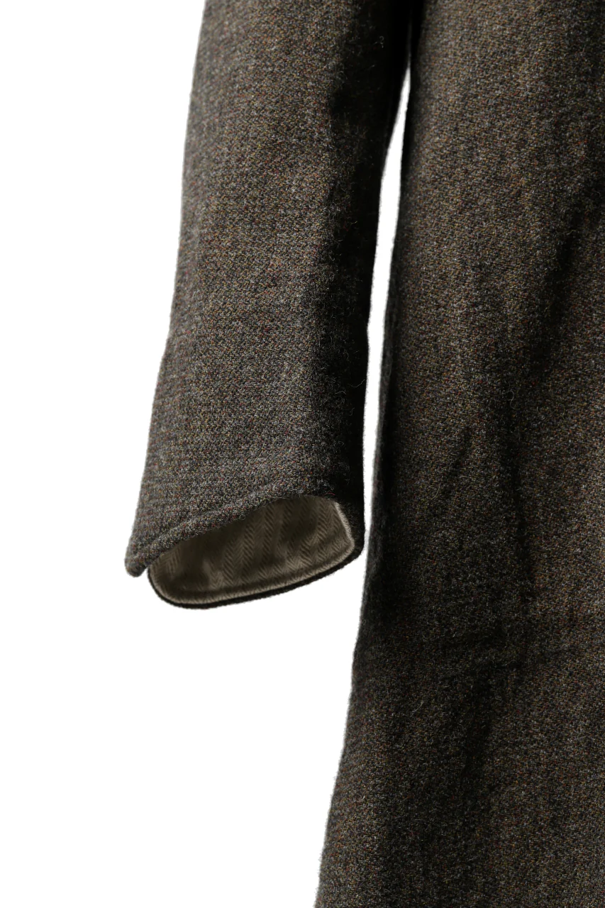 sus-sous medical coat / broke washer woven (KHAKI GREY) - Image 12