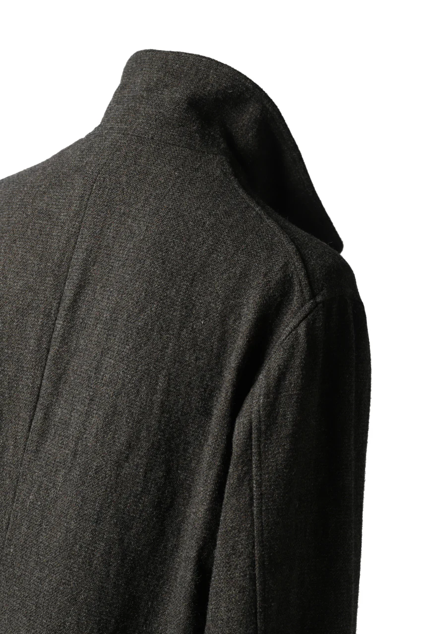 sus-sous medical coat / broke washer woven (KHAKI GREY) - Image 18