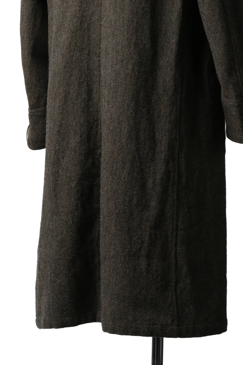 sus-sous medical coat / broke washer woven (KHAKI GREY) - Image 19