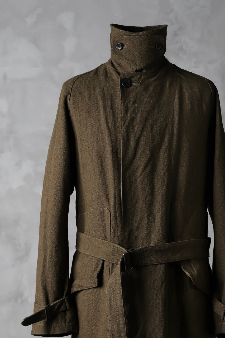 sus-sous motorcycle coat MK-2 / C60L40 4/1 Cloth (BROWN KHAKI) - Image 11