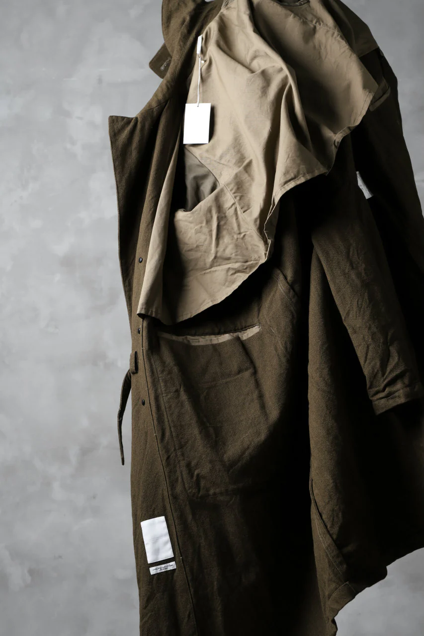 sus-sous motorcycle coat MK-2 / C60L40 4/1 Cloth (BROWN KHAKI) - Image 17