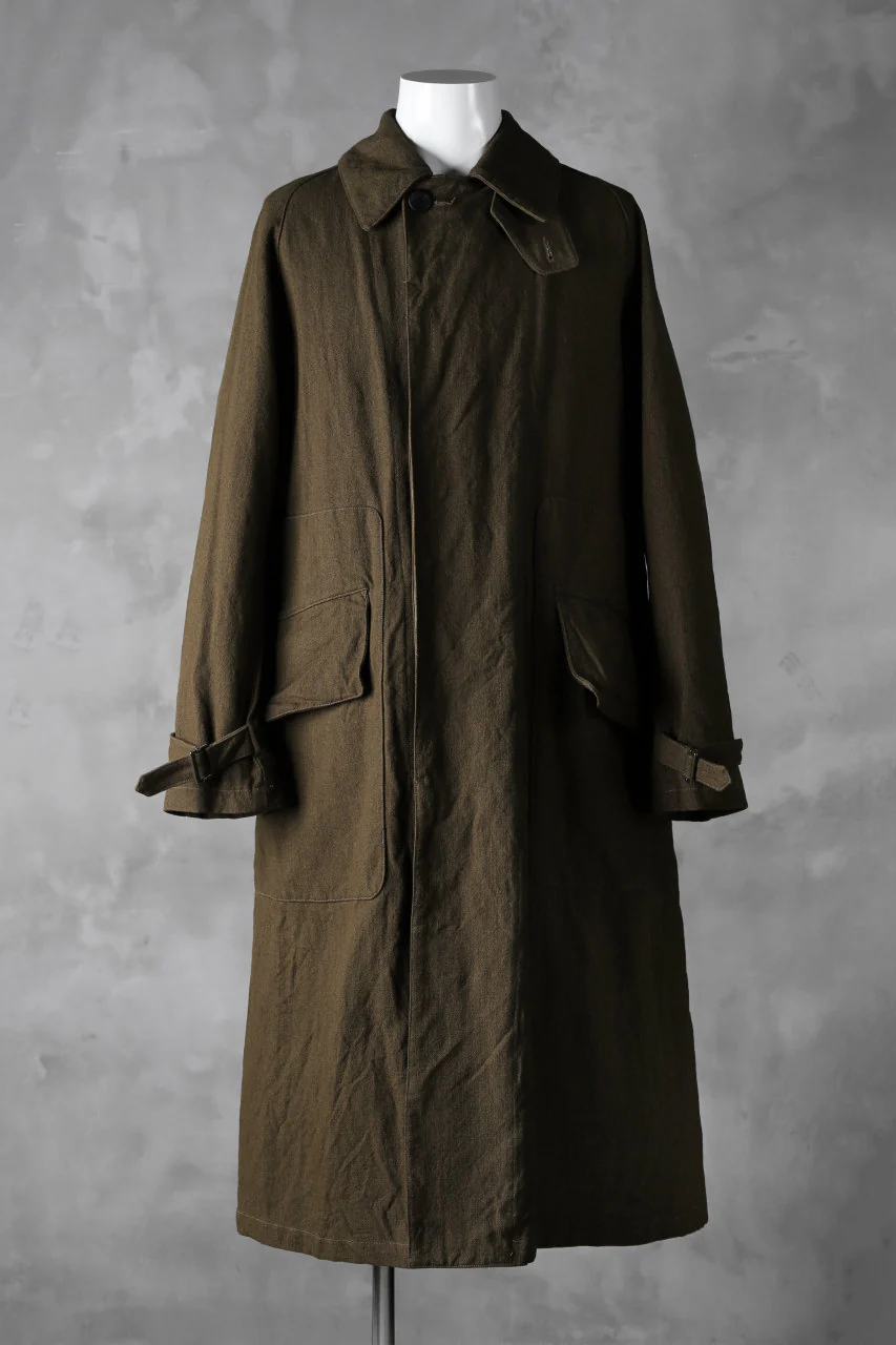 sus-sous motorcycle coat MK-2 / C60L40 4/1 Cloth (BROWN KHAKI) - Image 20