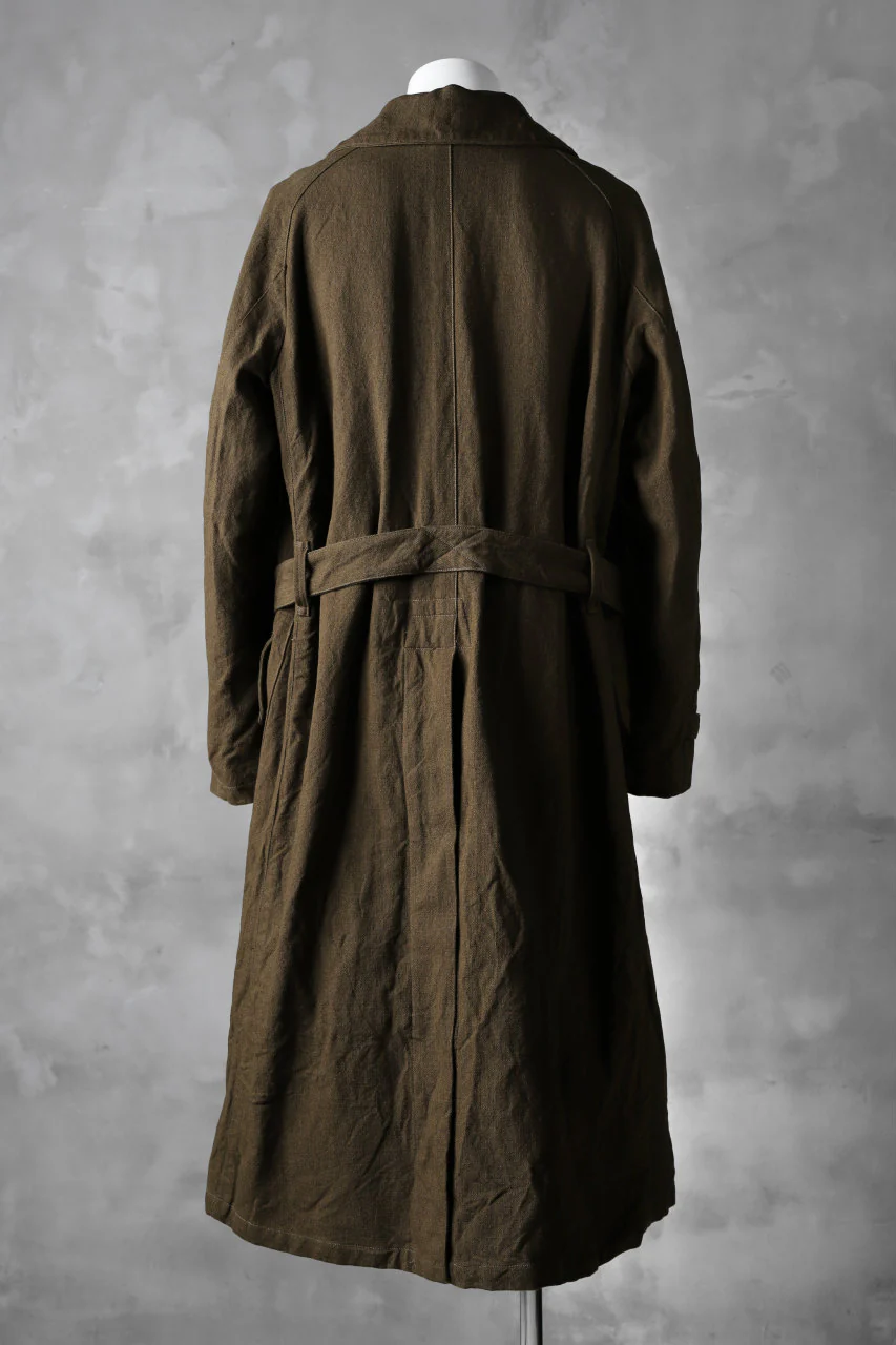 sus-sous motorcycle coat MK-2 / C60L40 4/1 Cloth (BROWN KHAKI) - Image 5