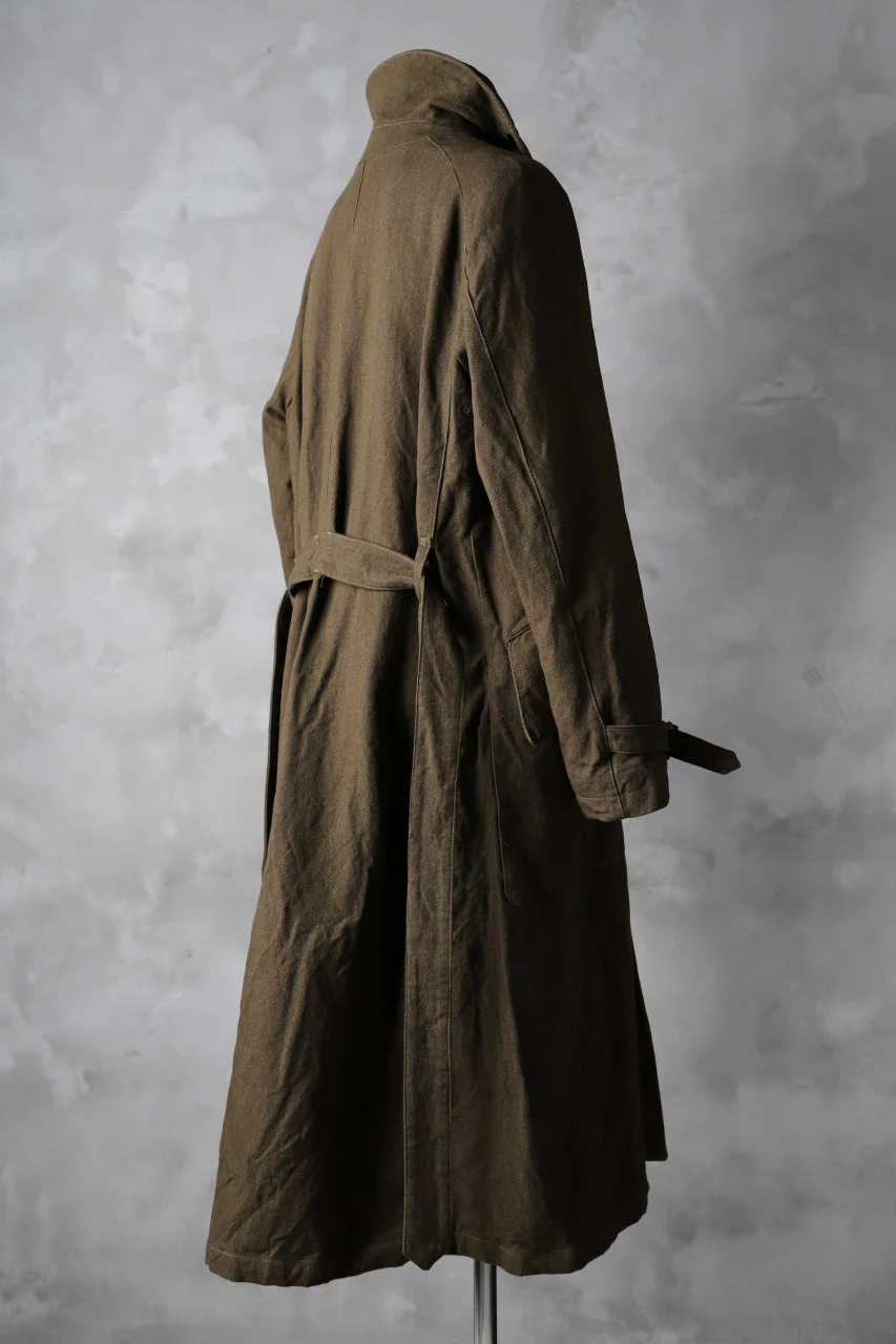 sus-sous motorcycle coat MK-2 / C60L40 4/1 Cloth (BROWN KHAKI) - Image 7