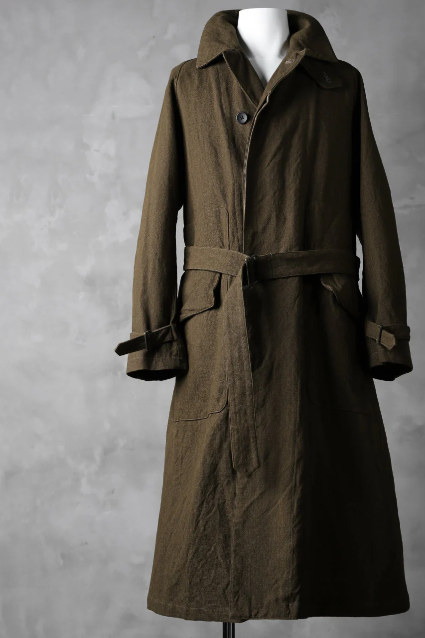 sus-sous motorcycle coat MK-2 / C60L40 4/1 Cloth (BROWN KHAKI) - Image 9
