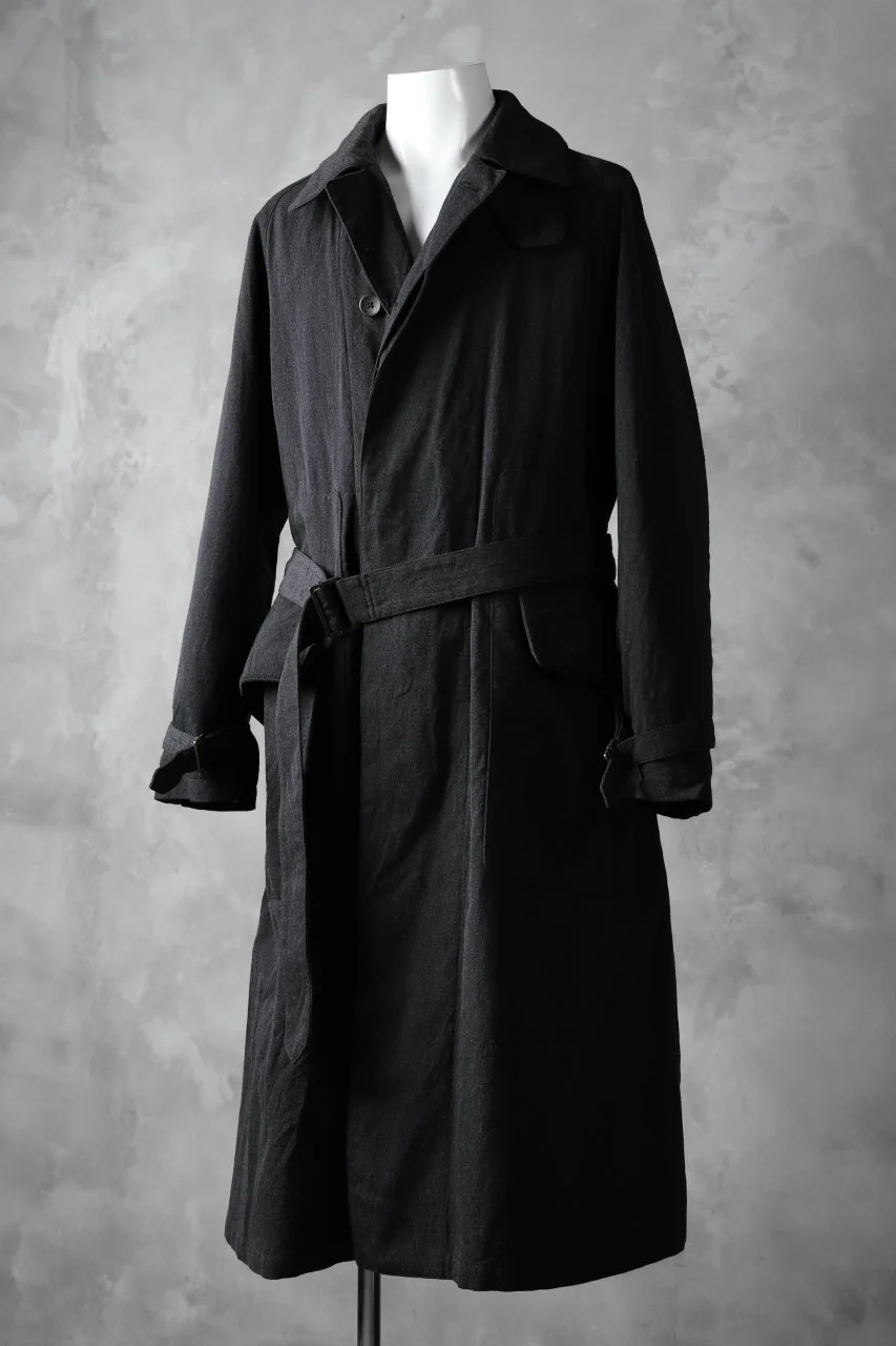 sus-sous motorcycle coat MK-2 / W64L36 Tricotine (CHARCOAL×NAVY) - Image 2