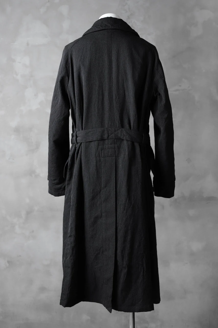 sus-sous motorcycle coat MK-2 / W64L36 Tricotine (CHARCOAL×NAVY) - Image 3