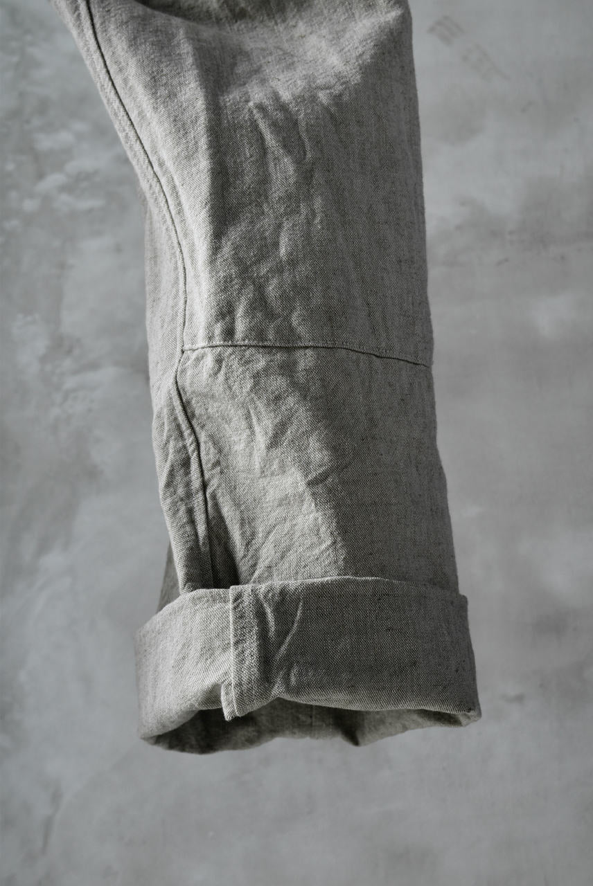 sus-sous natural wide trousers MK-1 / L56/C44 made with oyagi (NATURAL) - Image 11