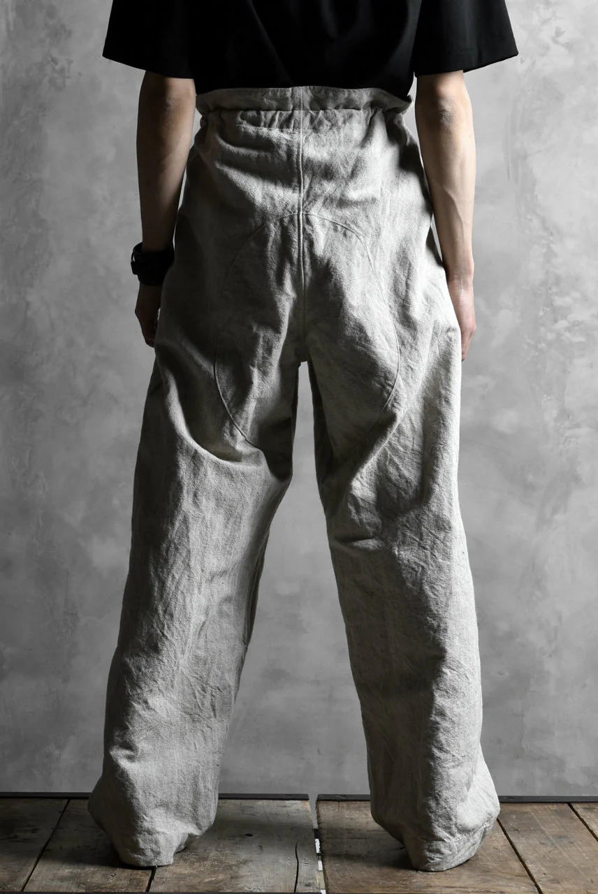 sus-sous natural wide trousers MK-1 / L56/C44 made with oyagi (NATURAL) - Image 16