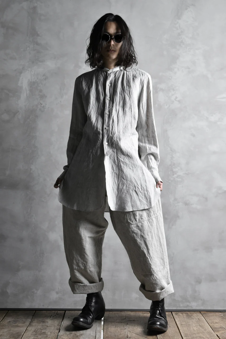 sus-sous natural wide trousers MK-1 / L56/C44 made with oyagi (NATURAL) - Image 18