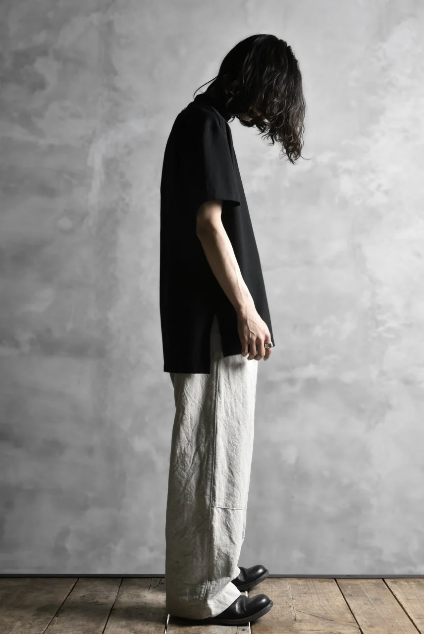 sus-sous natural wide trousers MK-1 / L56/C44 made with oyagi (NATURAL) - Image 19