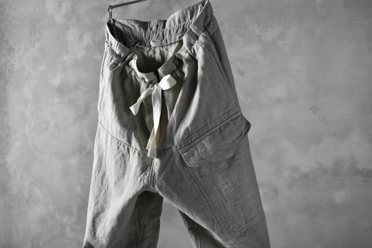 sus-sous natural wide trousers MK-1 / L56/C44 made with oyagi (NATURAL) - Image 20