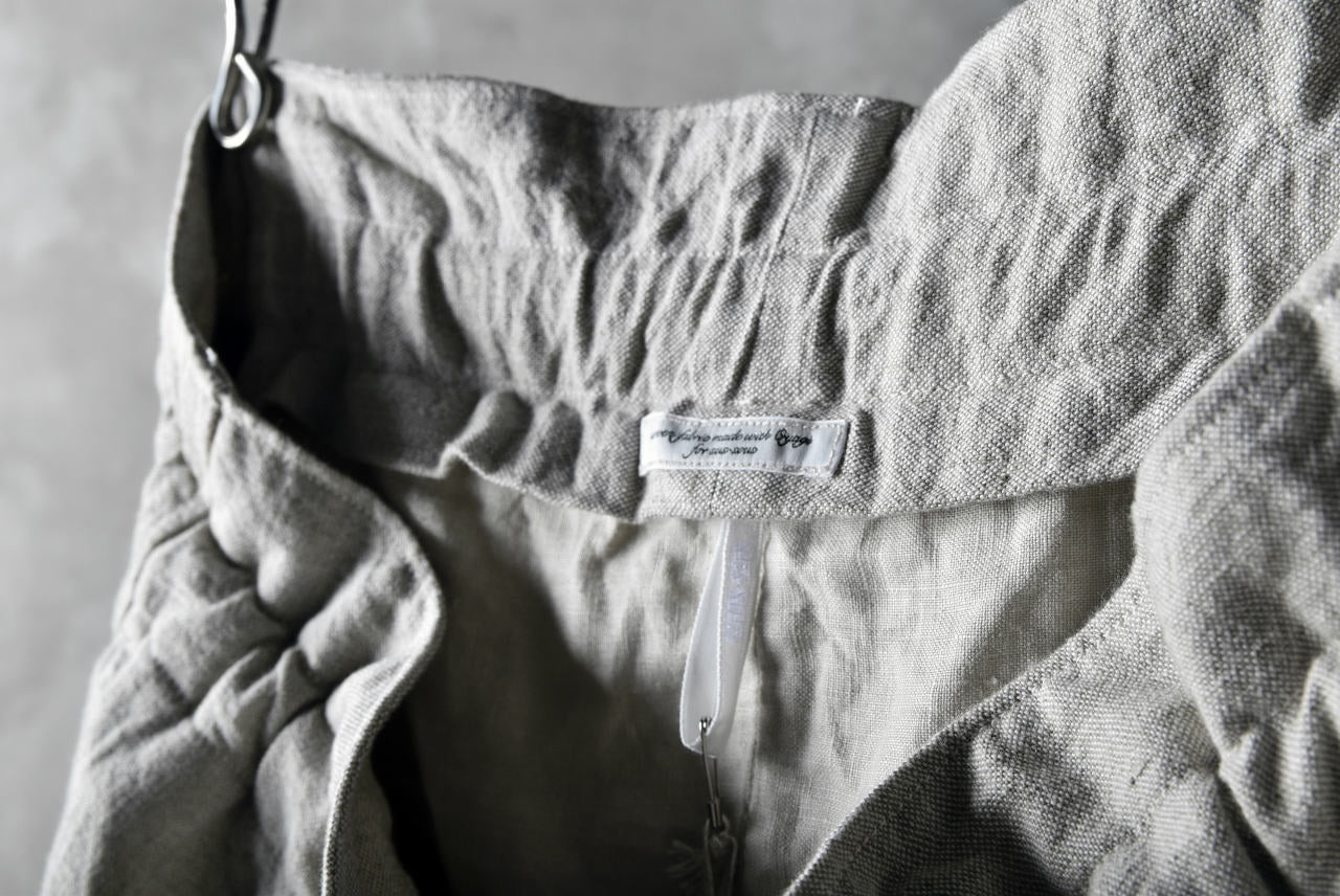 sus-sous natural wide trousers MK-1 / L56/C44 made with oyagi (NATURAL) - Image 21