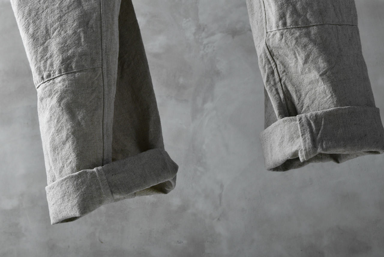 sus-sous natural wide trousers MK-1 / L56/C44 made with oyagi (NATURAL) - Image 22