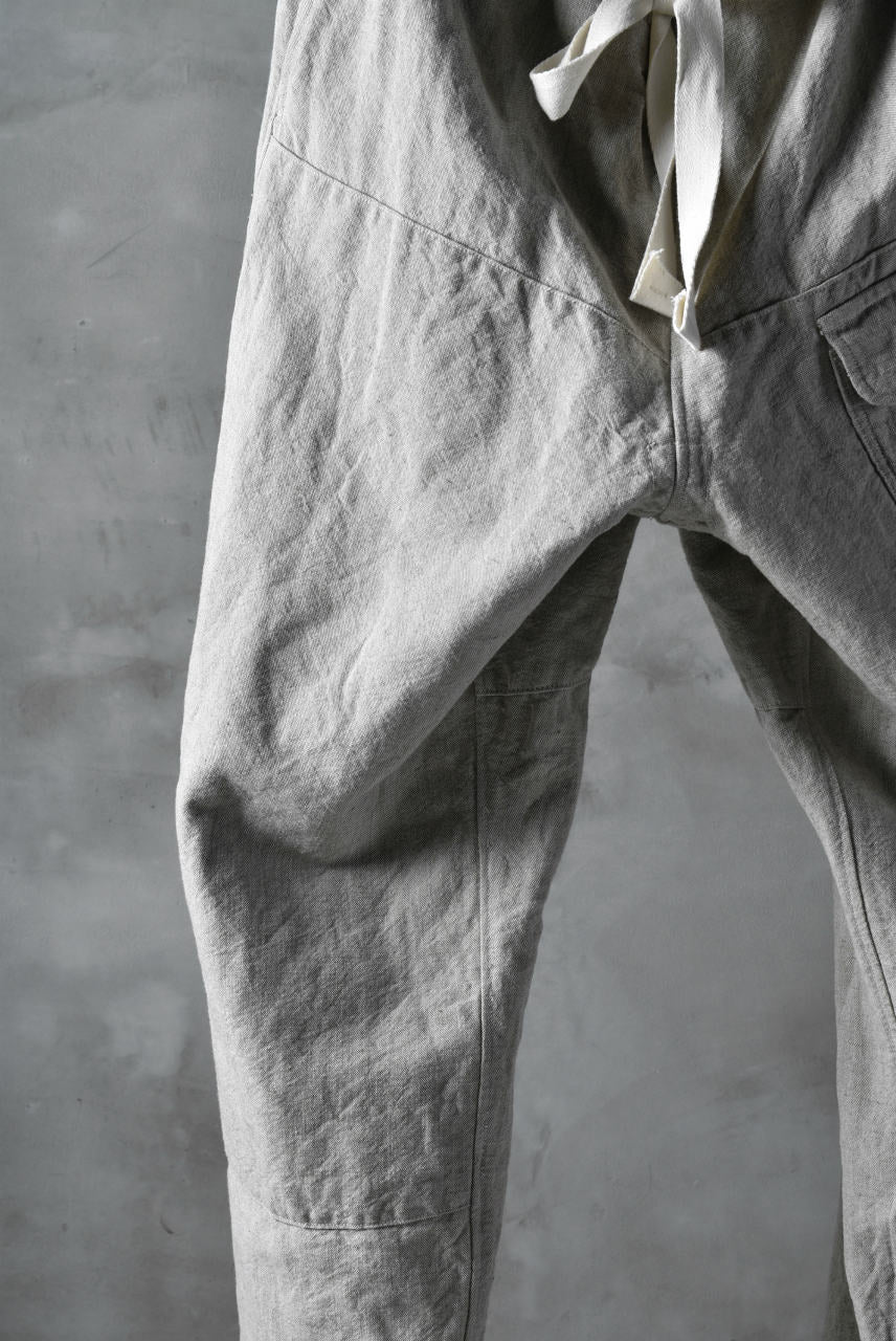 sus-sous natural wide trousers MK-1 / L56/C44 made with oyagi (NATURAL) - Image 7