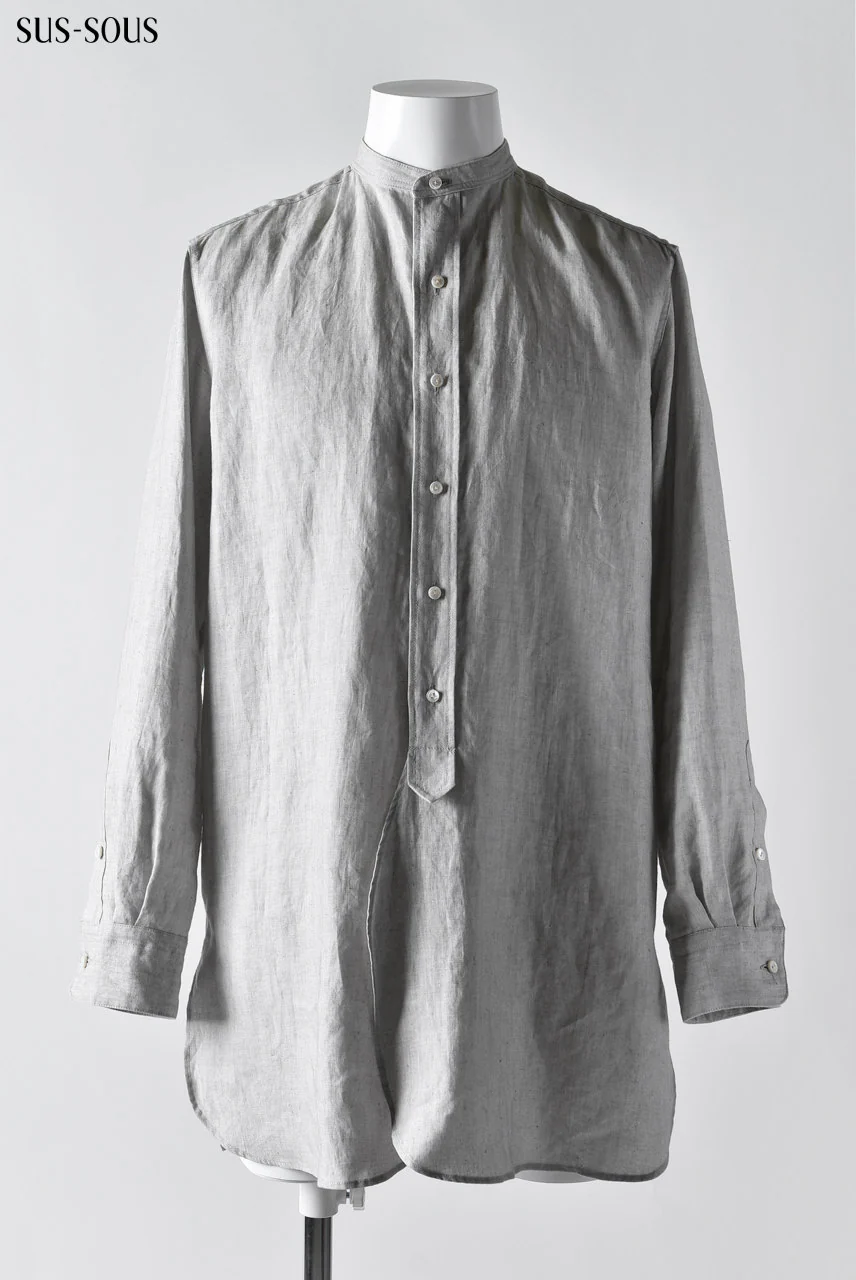 sus-sous officer shirt / C100 chambray (INDIGO)