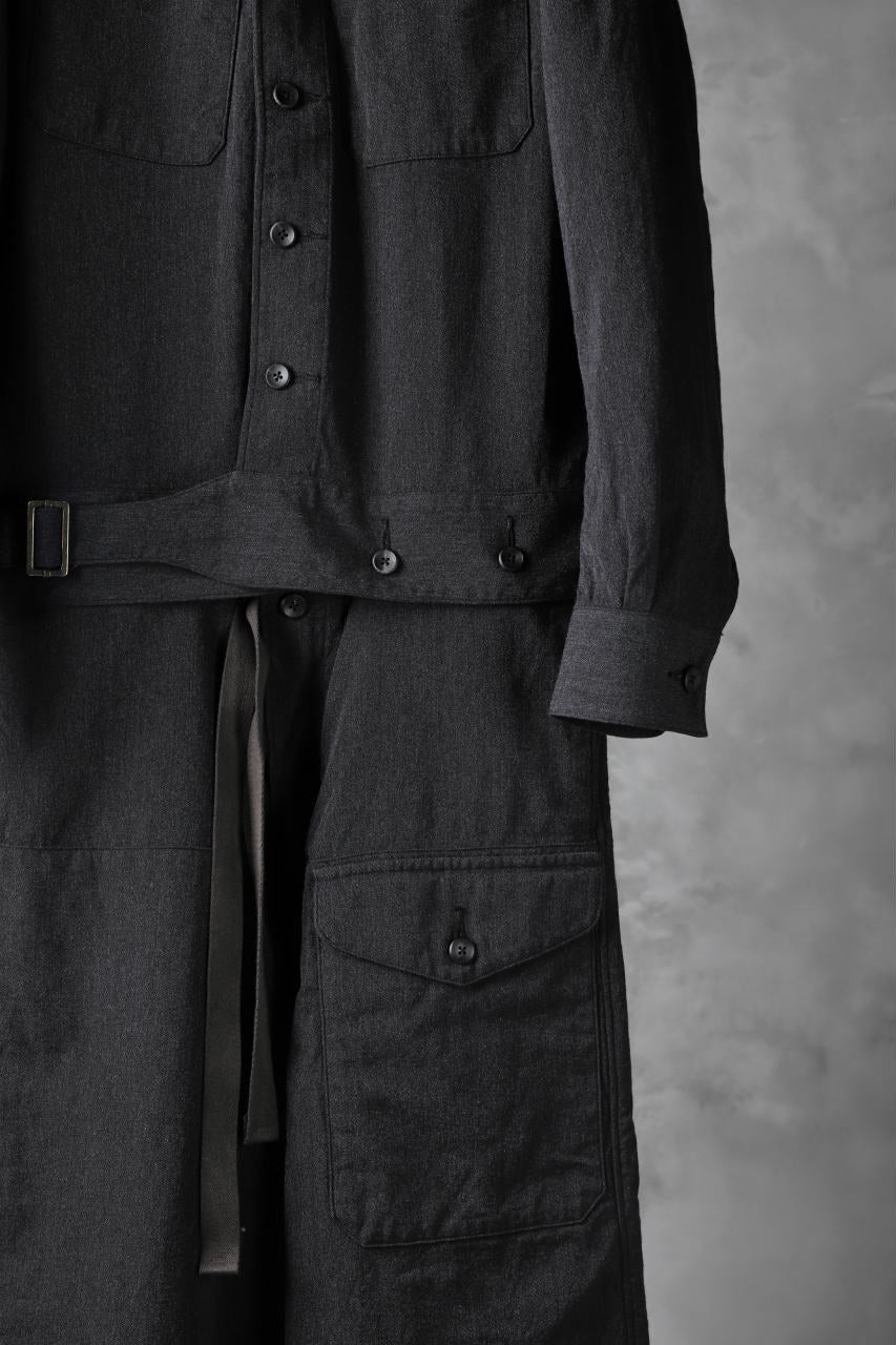 sus-sous overall set ups / W64L36 Tricotine (CHARCOAL×NAVY) - Image 5