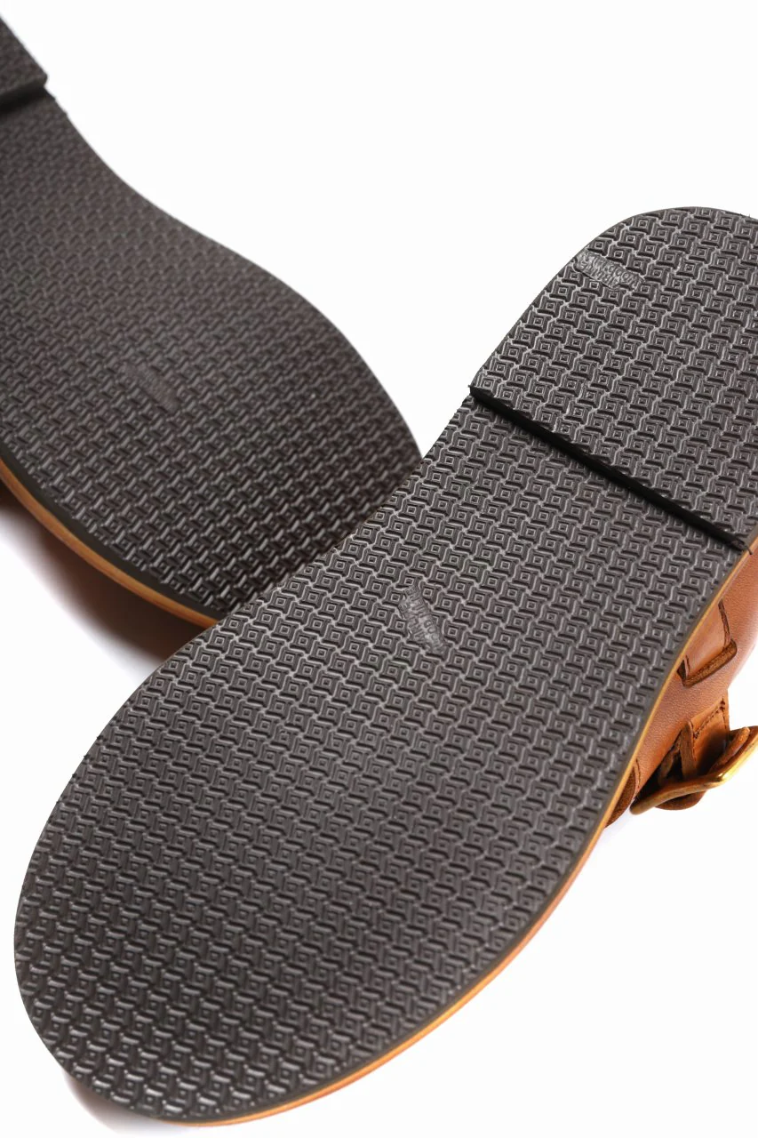 sus-sous sandal shoes / italy oiled cow leather *hand dyed (NATURAL) - Image 17