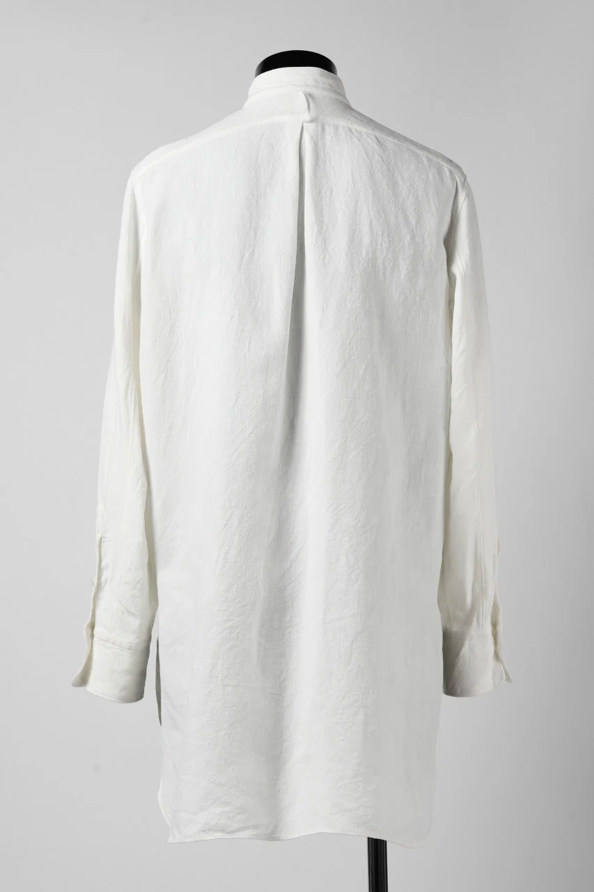 sus-sous shirt dress / L100 1/25 cloth washer (OFF WHITE) - Image 4