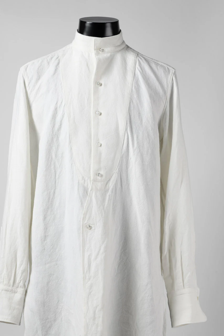 sus-sous shirt dress / L100 1/25 cloth washer (OFF WHITE) - Image 6