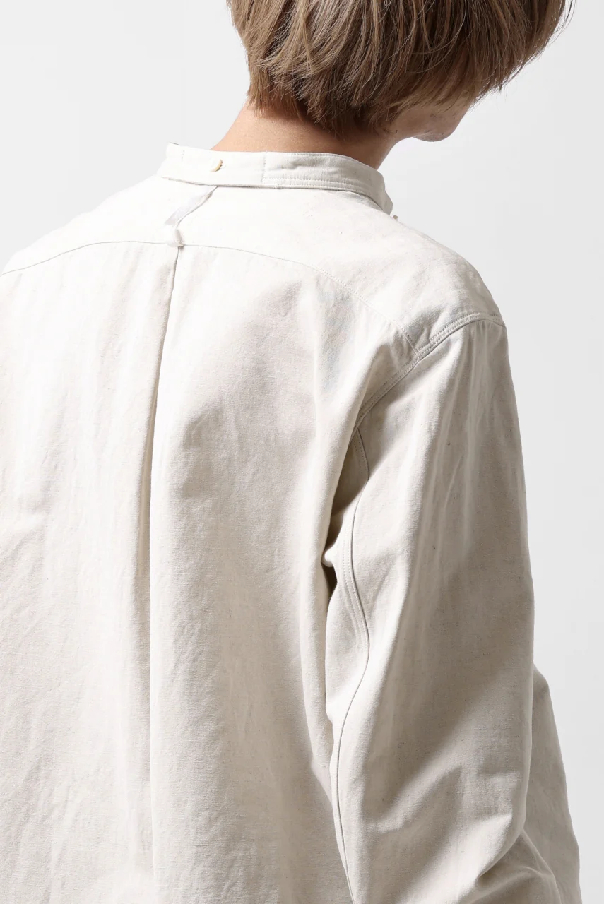 sus-sous shirt officers / C63L37 heavy poplin (NATURAL) - Image 31