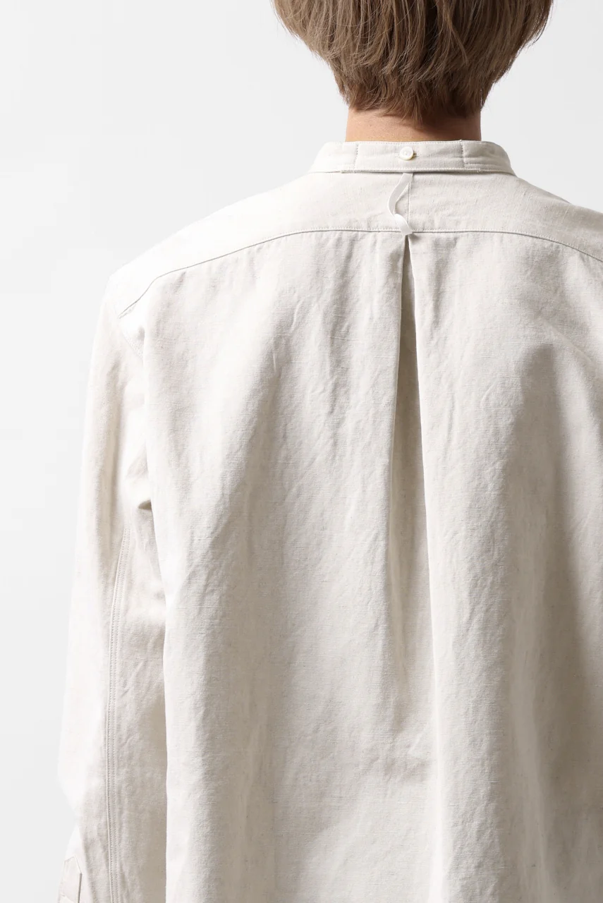 sus-sous shirt officers / C63L37 heavy poplin (NATURAL) - Image 32