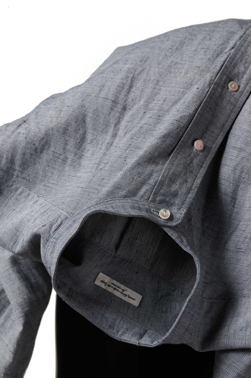 sus-sous shirt officers / L65 C22 S13 cloth washer (BLUE) - Image 15