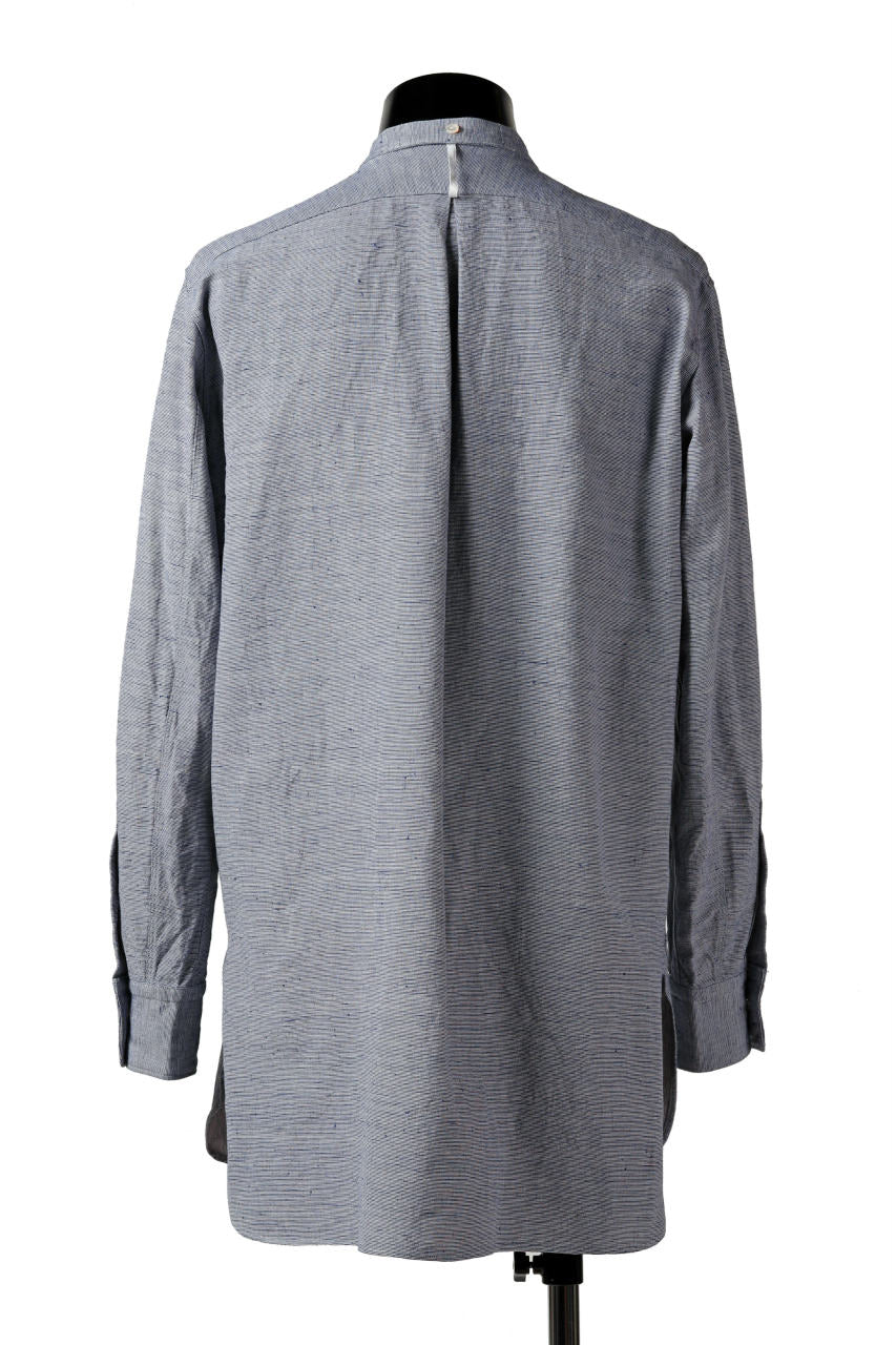 sus-sous shirt officers / L65 C22 S13 cloth washer (BLUE) - Image 4