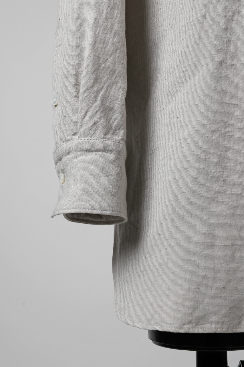 sus-sous shirt officers / L65 C22 S13 cloth washer (ICE GREY) - Image 8