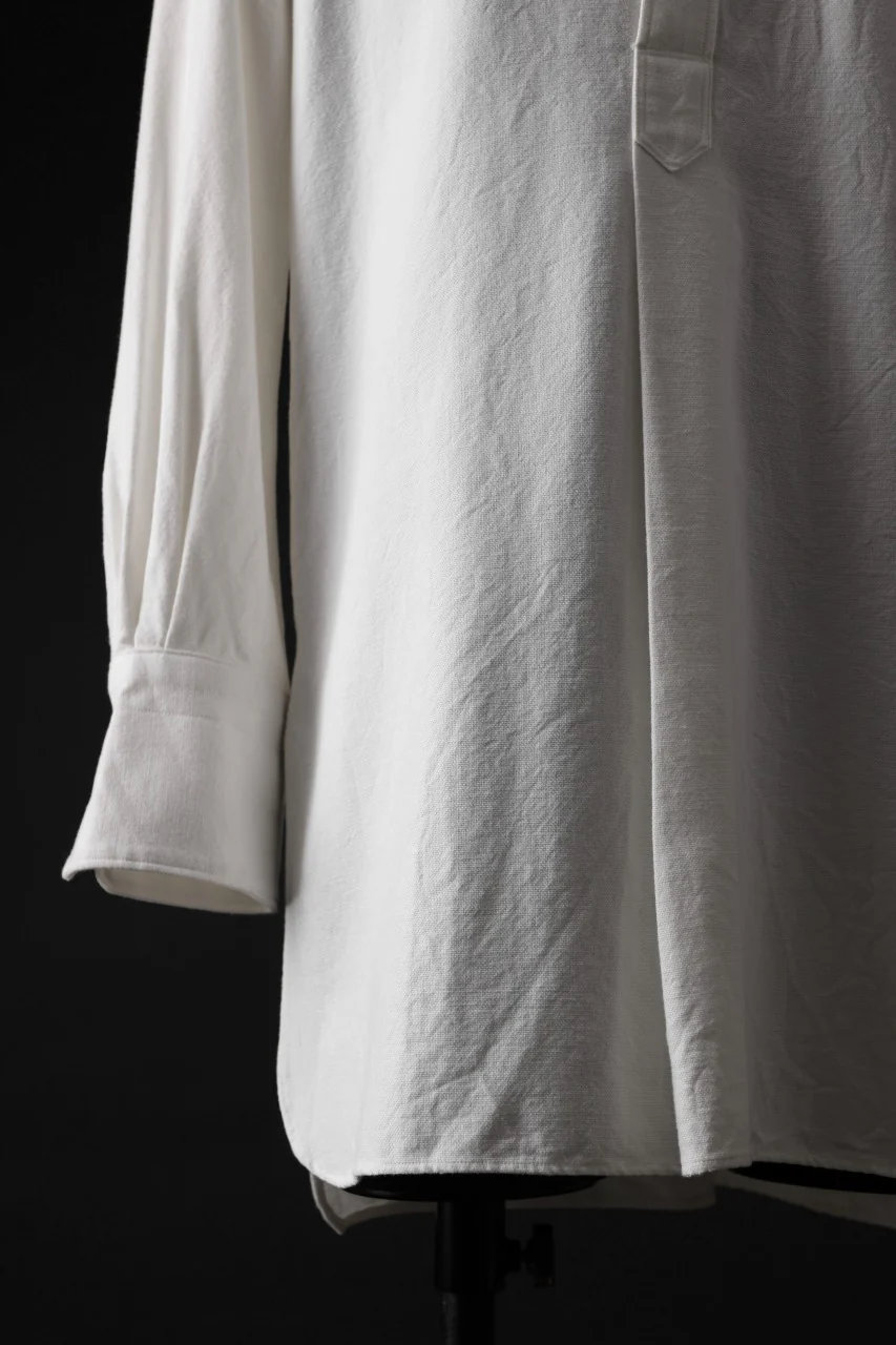 sus-sous shirt officers pullover / C100 3/2 OX (WHITE) - Image 6