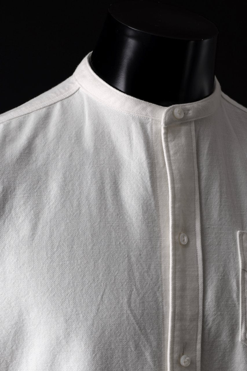 sus-sous shirt officers pullover / C100 3/2 OX (WHITE) - Image 7