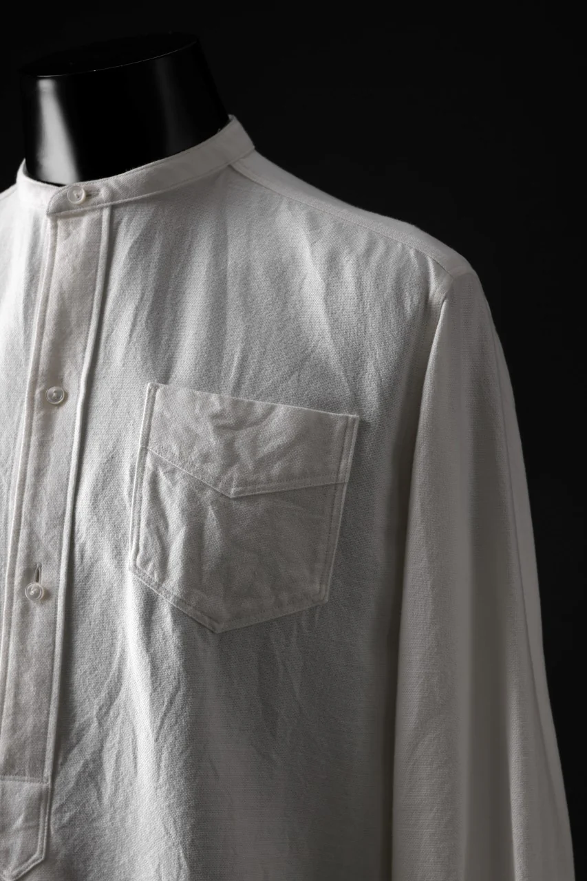 sus-sous shirt officers pullover / C100 3/2 OX (WHITE) - Image 9