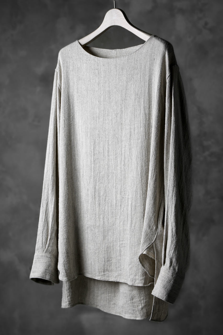 sus-sous shirt pullover / S55/L45 Herringbone (ICE GREY) - Image 2
