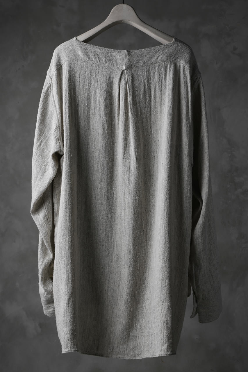 sus-sous shirt pullover / S55/L45 Herringbone (ICE GREY) - Image 3