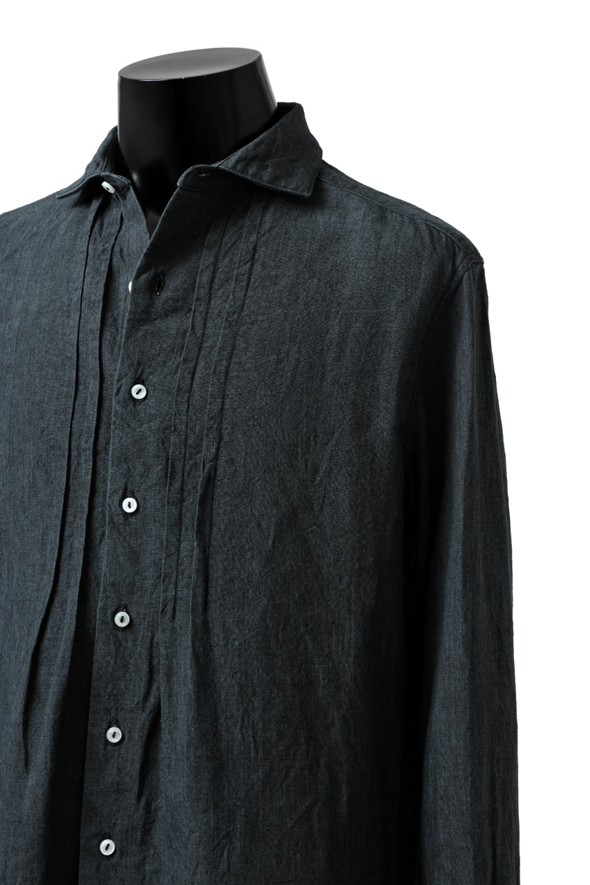 sus-sous shirts dress / L100 poplin washer (NAVY) - Image 10