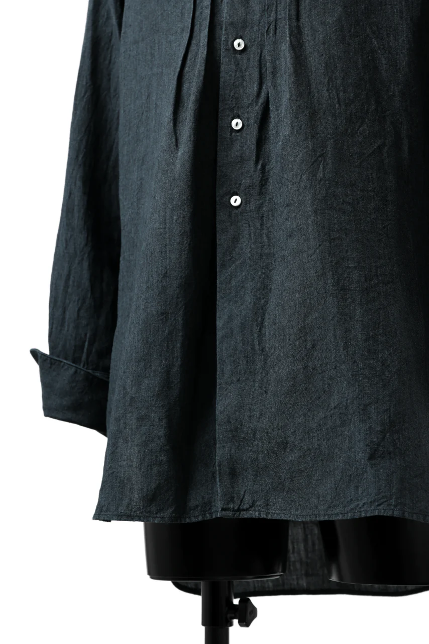 sus-sous shirts dress / L100 poplin washer (NAVY) - Image 11