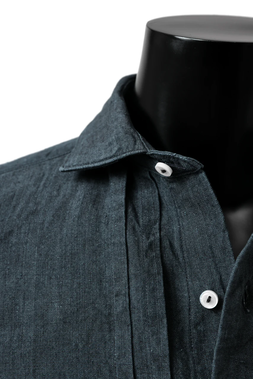 sus-sous shirts dress / L100 poplin washer (NAVY) - Image 12