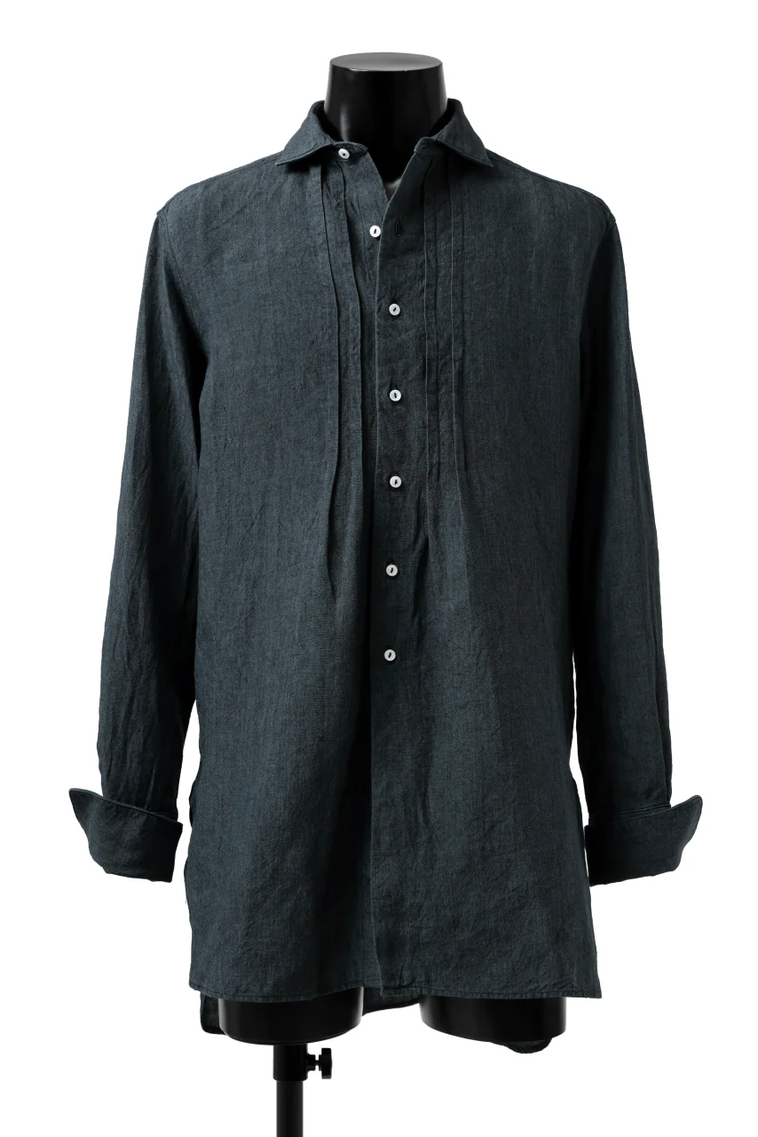 sus-sous shirts dress / L100 poplin washer (NAVY) - Image 2
