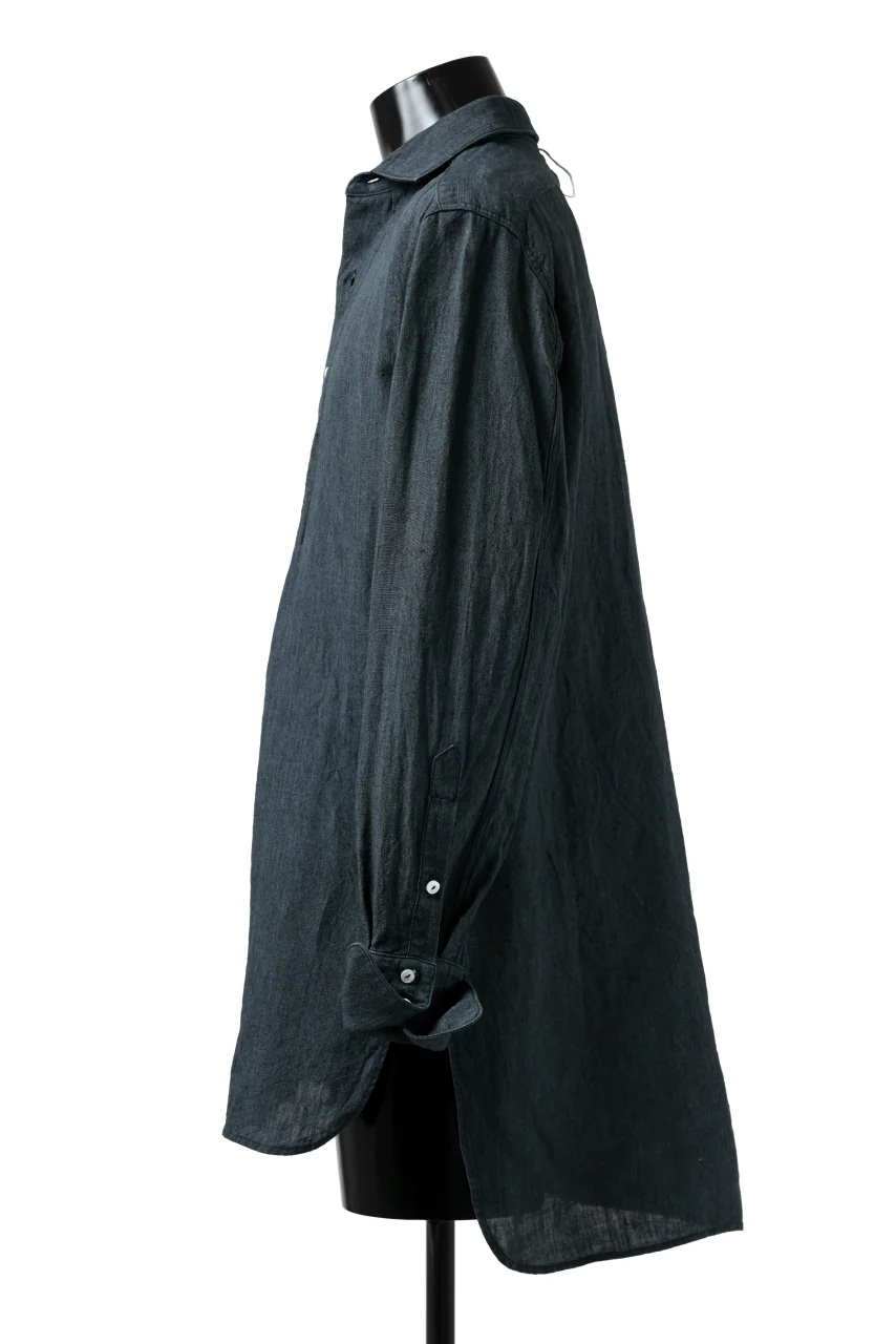 sus-sous shirts dress / L100 poplin washer (NAVY) - Image 3