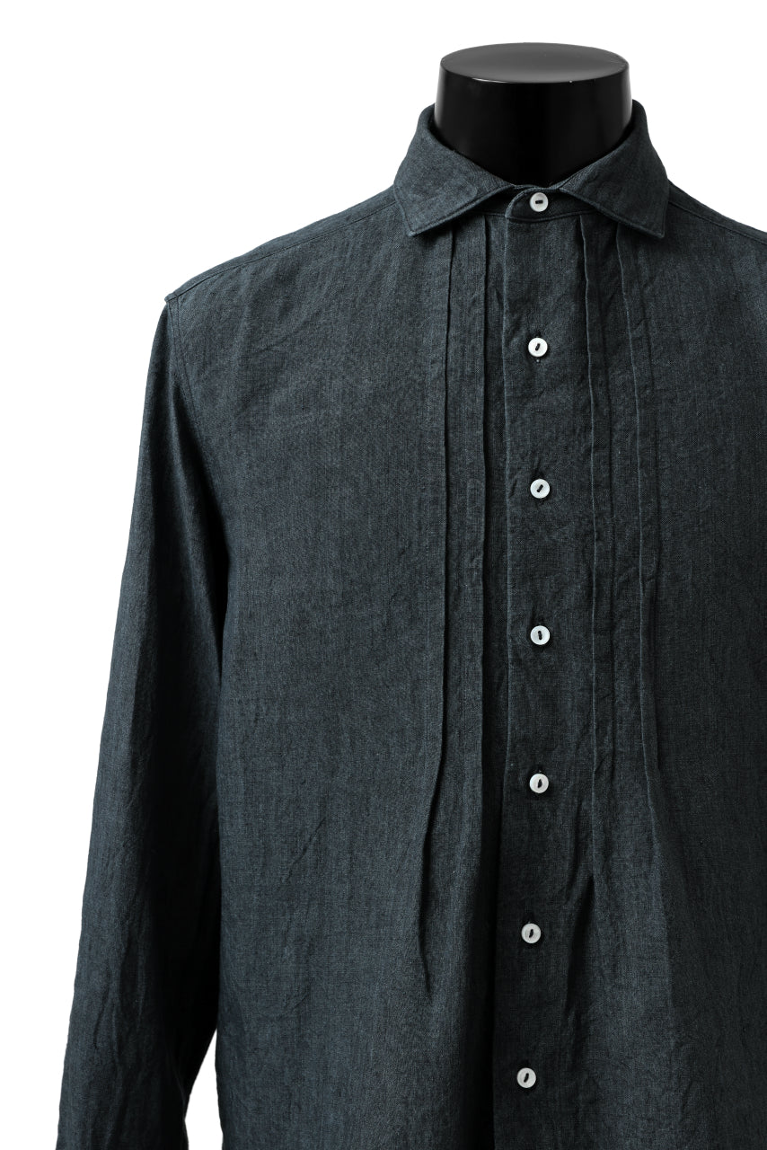 sus-sous shirts dress / L100 poplin washer (NAVY) - Image 6