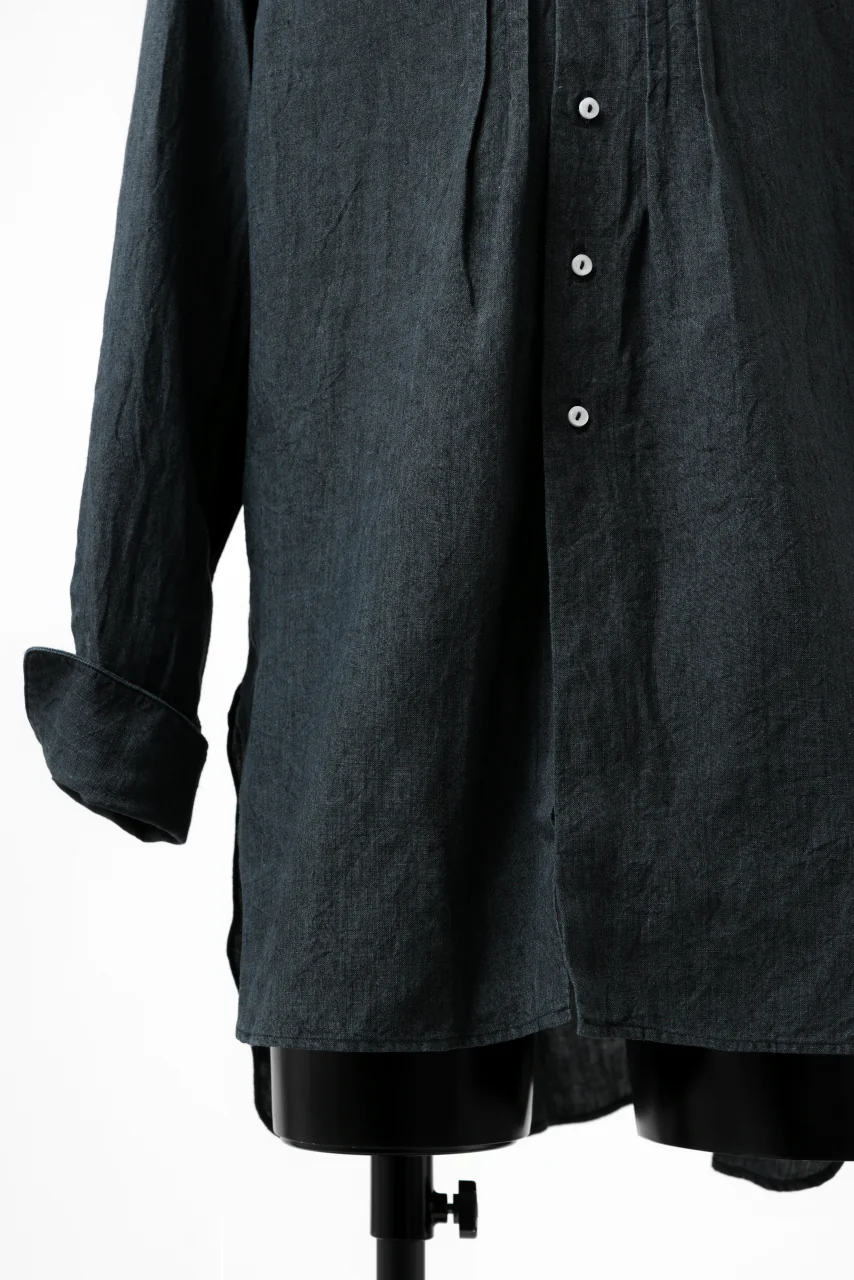 sus-sous shirts dress / L100 poplin washer (NAVY) - Image 7