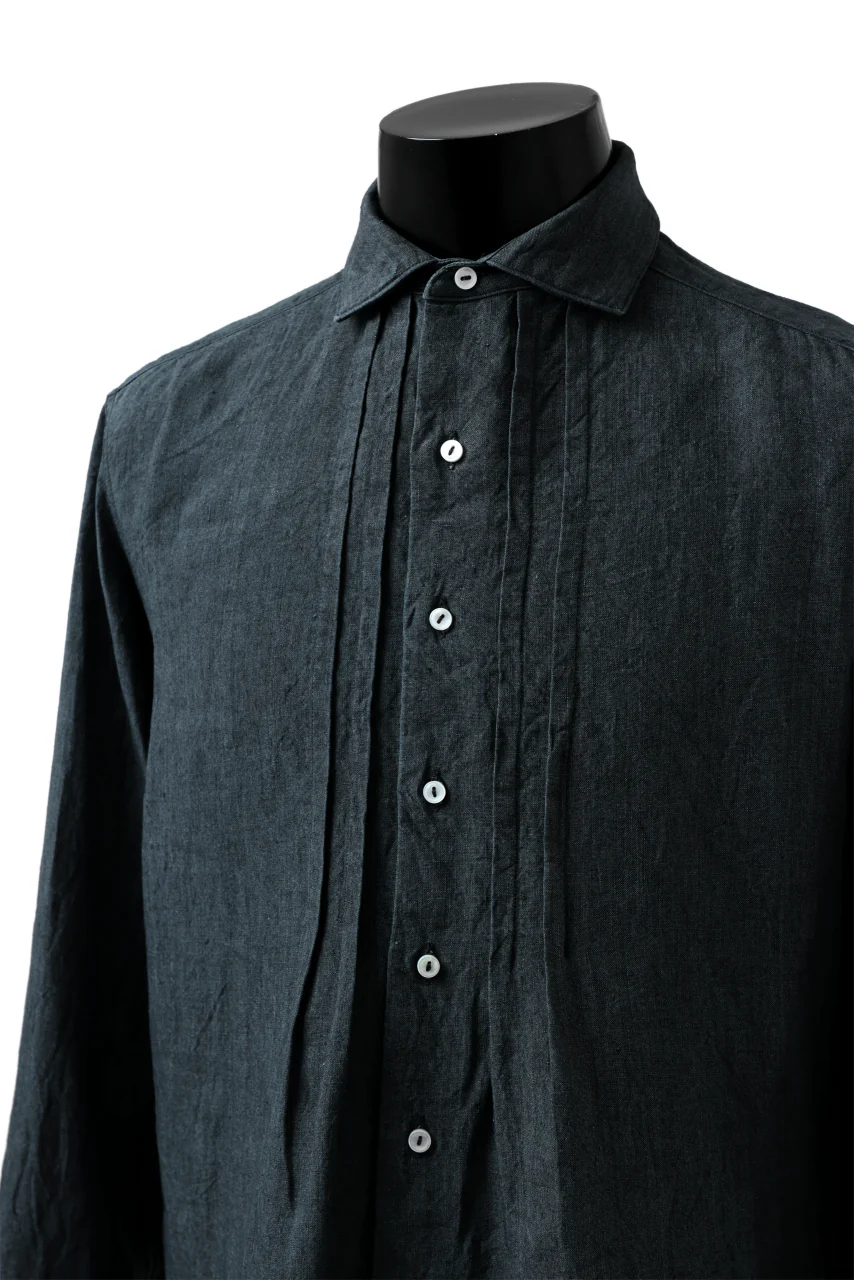 sus-sous shirts dress / L100 poplin washer (NAVY) - Image 9