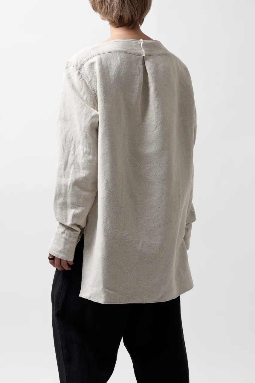 sus-sous sleeping shirt / C51L49 3/2 Ox washer (NATURAL) - Image 14
