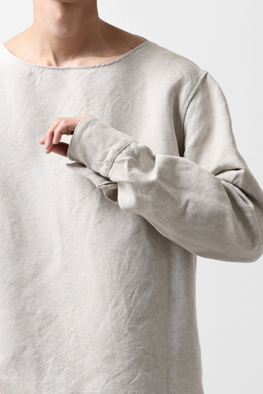 sus-sous sleeping shirt / C51L49 3/2 Ox washer (NATURAL) - Image 26
