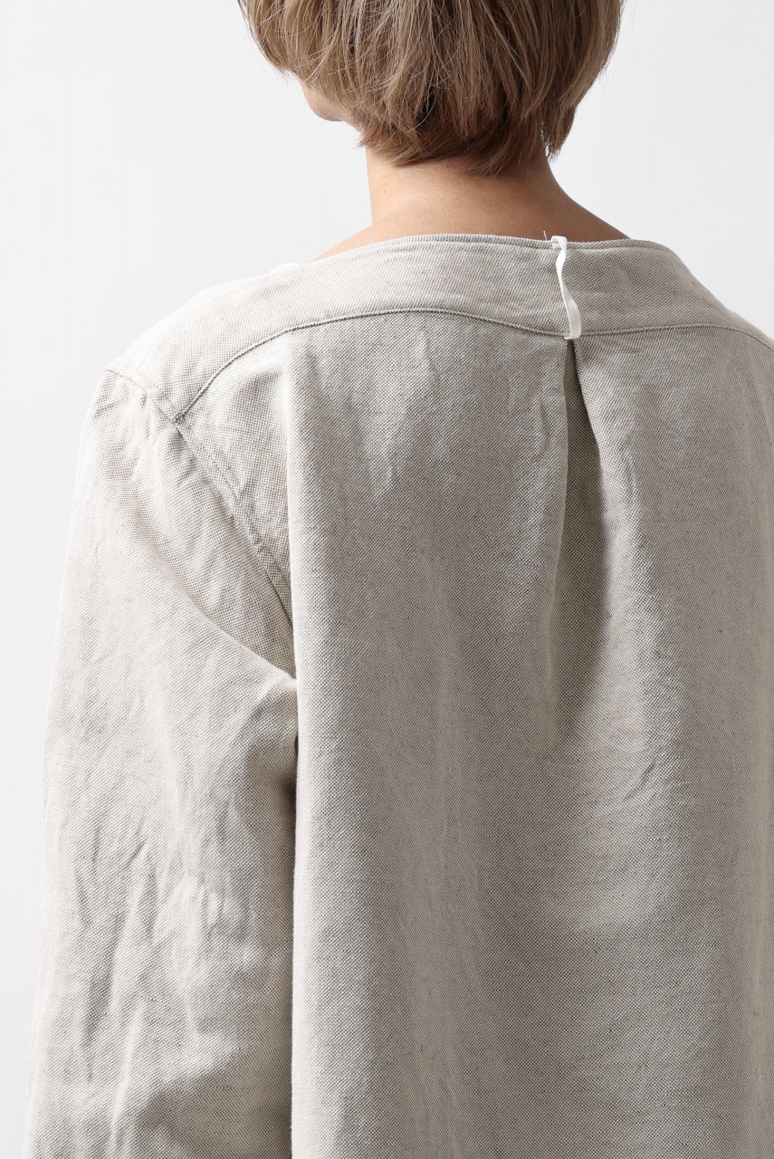 sus-sous sleeping shirt / C51L49 3/2 Ox washer (NATURAL) - Image 29