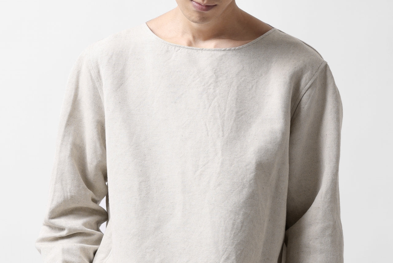 sus-sous sleeping shirt / C51L49 3/2 Ox washer (NATURAL) - Image 31