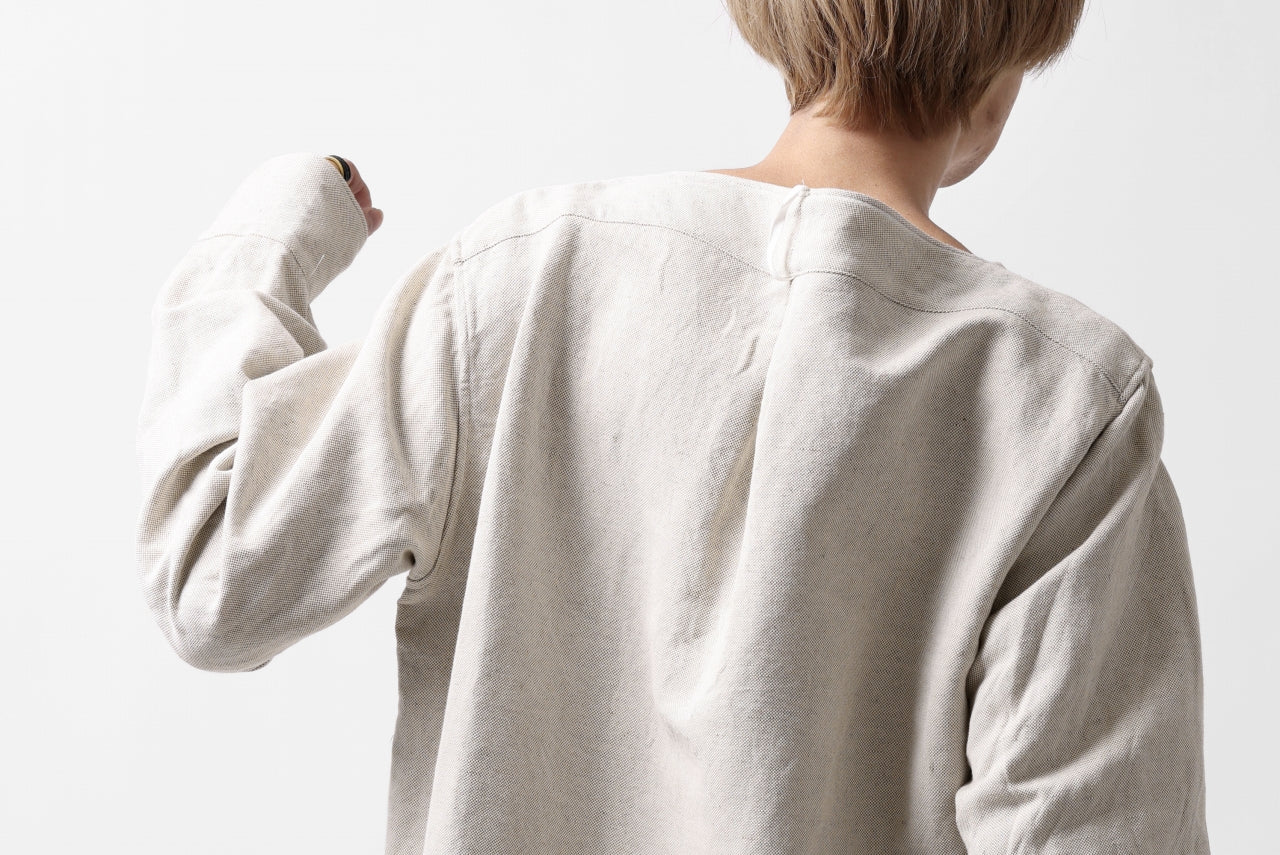 sus-sous sleeping shirt / C51L49 3/2 Ox washer (NATURAL) - Image 34