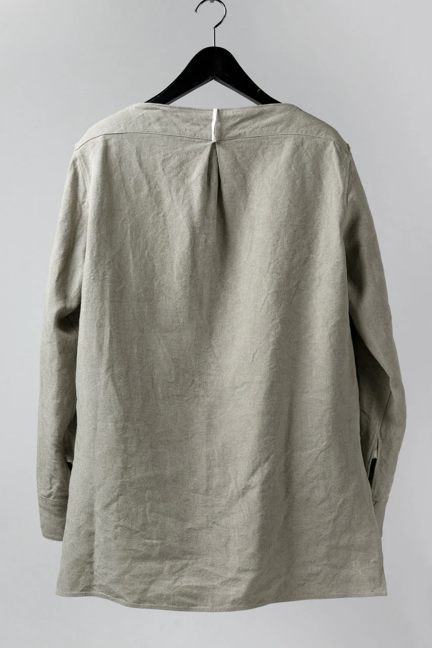 sus-sous sleeing shirts / L100 heavy poplin washer (natural) - Image 3