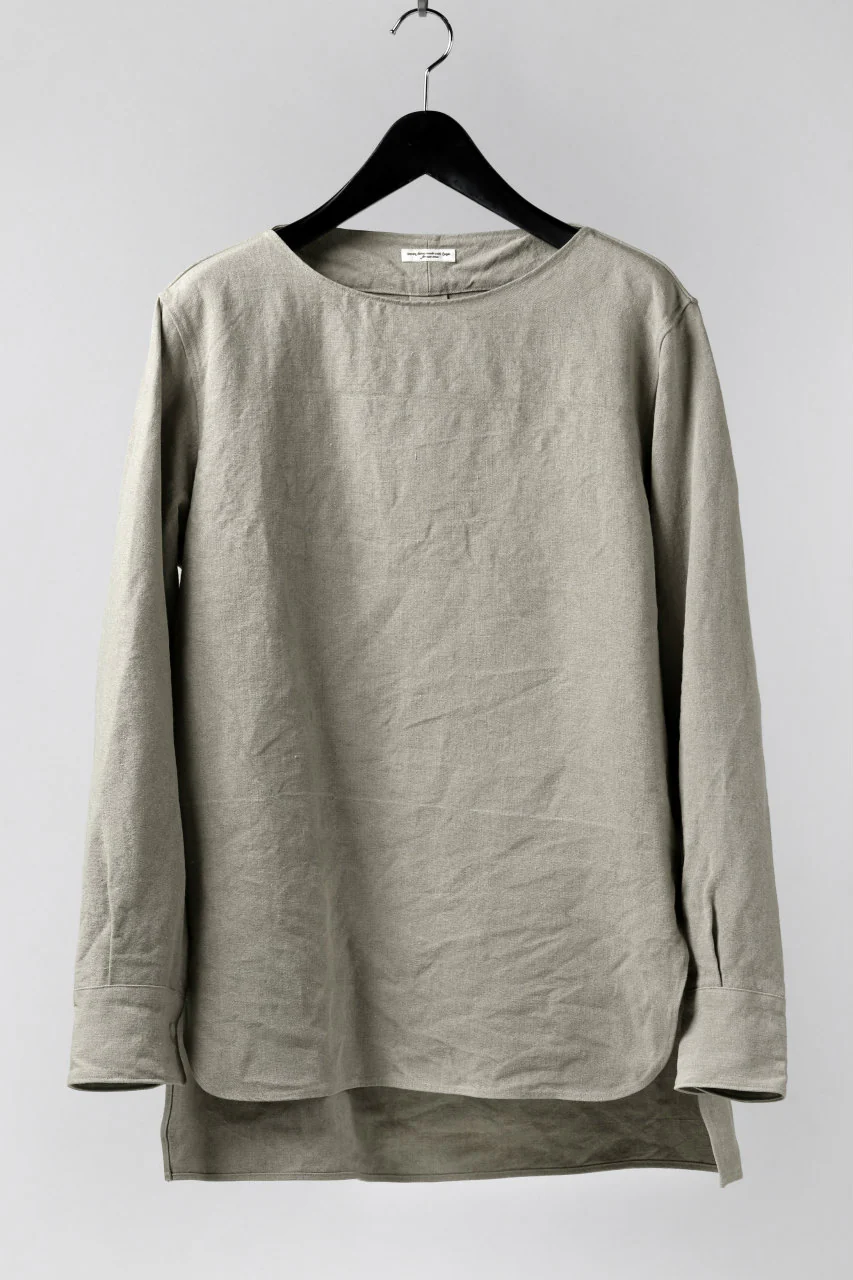 sus-sous sleeing shirts / L100 heavy poplin washer (natural) - Image 4